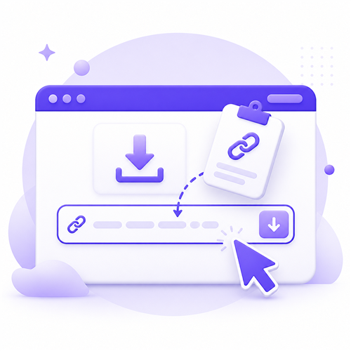 Paste the Link into SSS TikTok — for a clear SSS TikTok workflow.