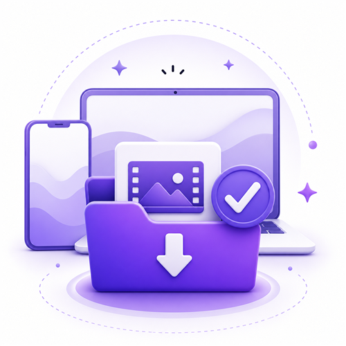 Save the File to Your Device